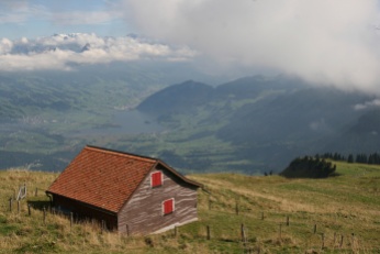 A typical Swiss Alp on Rigi Mountain.