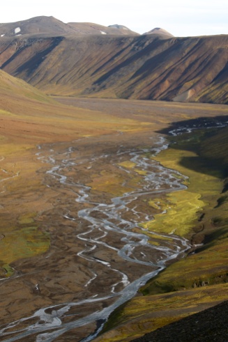 Braided river, Iceland