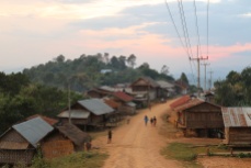 Roadside Village, Northern Laos